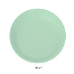 Piatti plastica rigida verde Goldplast  in Piatti plastica rigida riutilizzabili