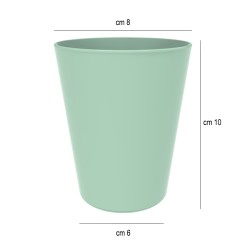 Bicchiere plastica rigida verde Goldplast  in Bicchieri plastica rigida riutilizzabili