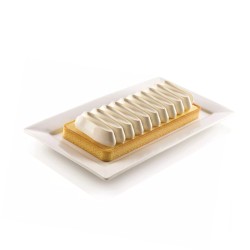 Anello microforato con stampo in silicone nouvelle vague Silikomart  in Tortiere