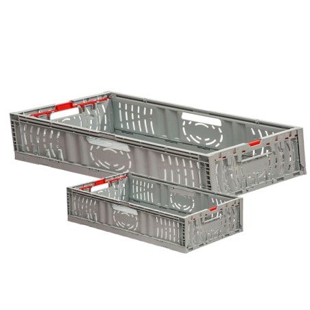 Cassa contenitore plastica pieghevole e richiudibile | Rausa srl