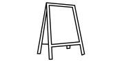 Cavalletto lavagna