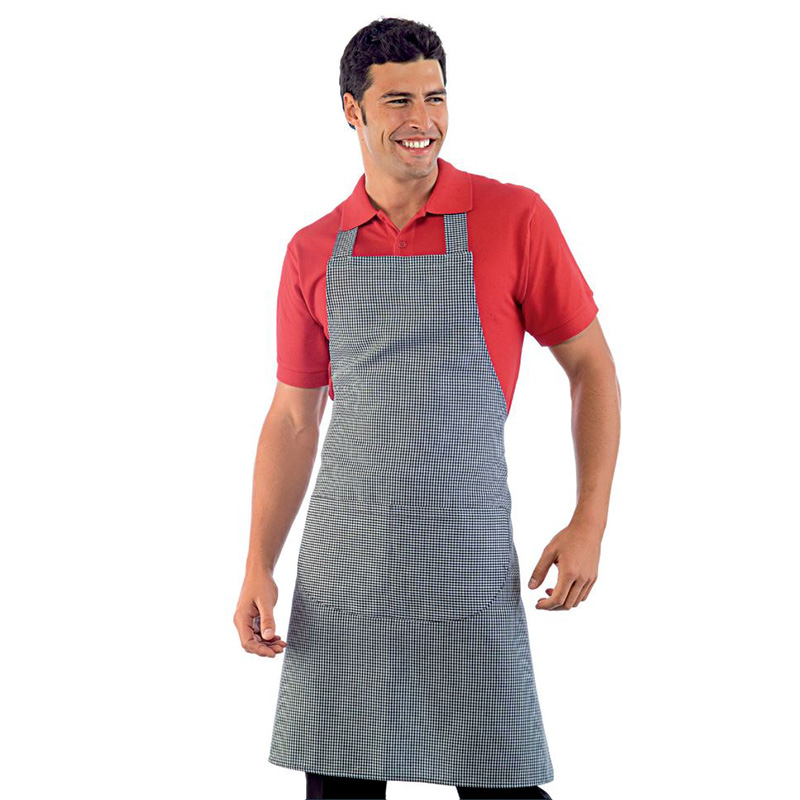 Grembiule da cucina con pettorina pie de poule Rausa srl