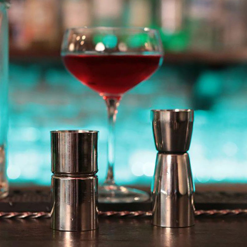 Jigger cilindrico in acciaio Jiggers Rausa srl